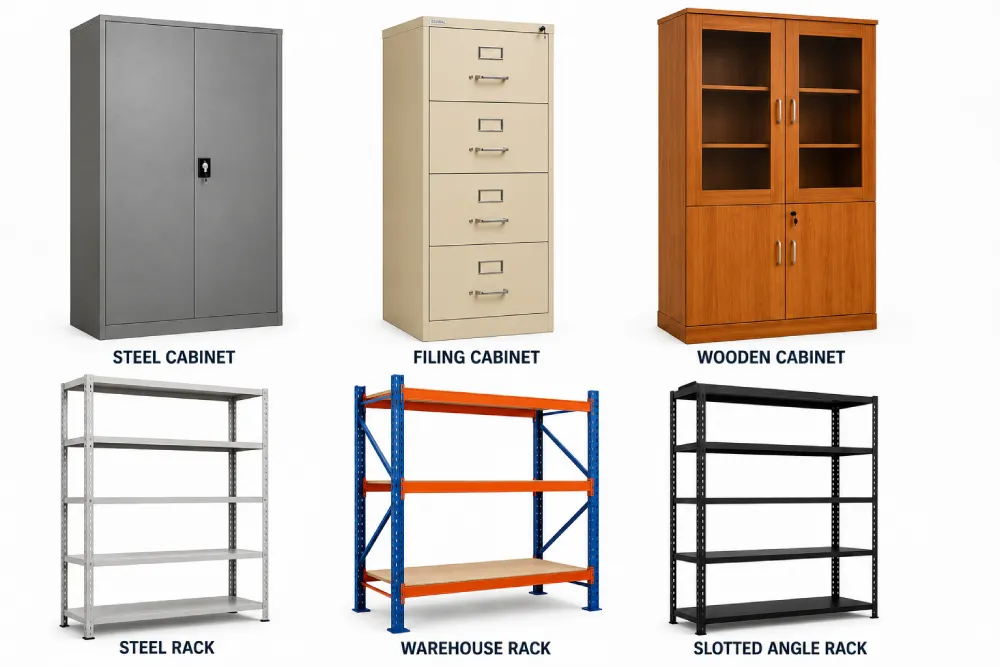 cabinets, Racks and Storage systems